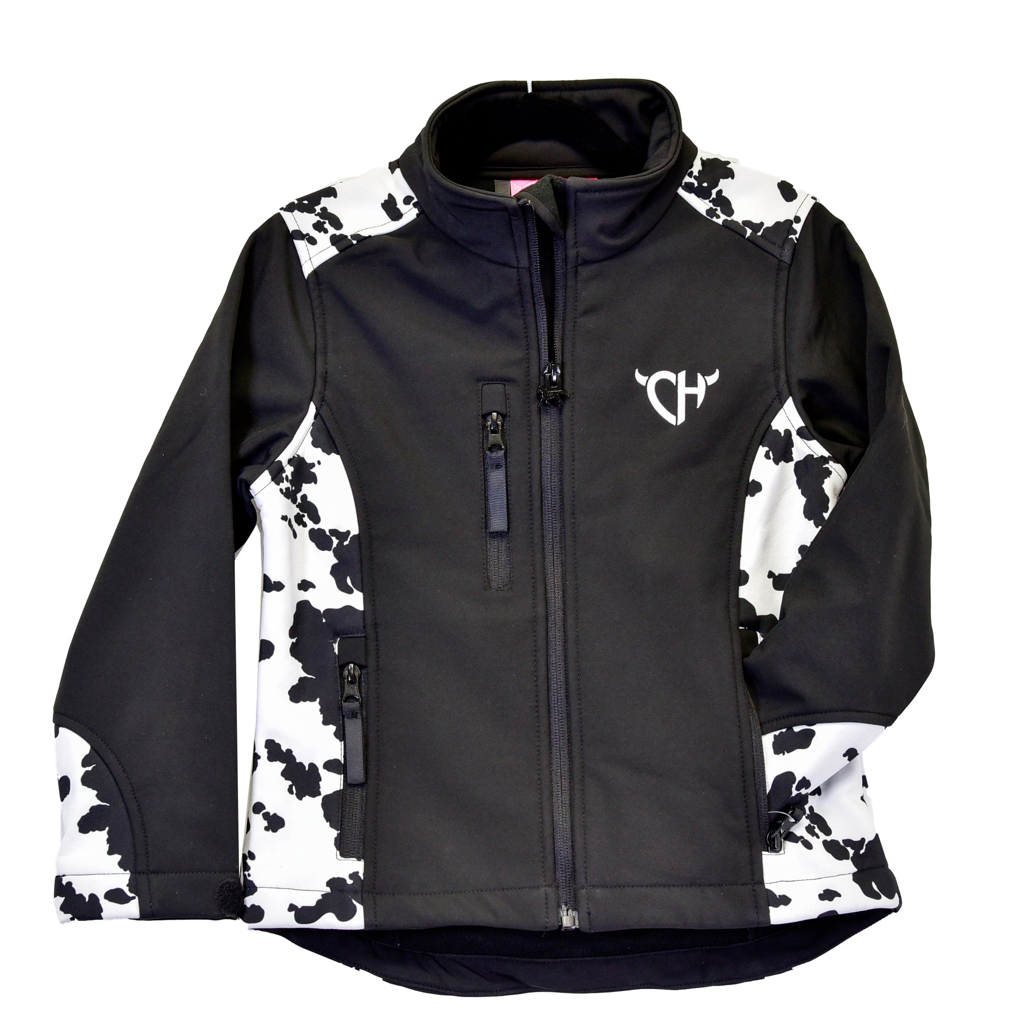Youth- Cowprint Softshell- Black- 492293-010 - 