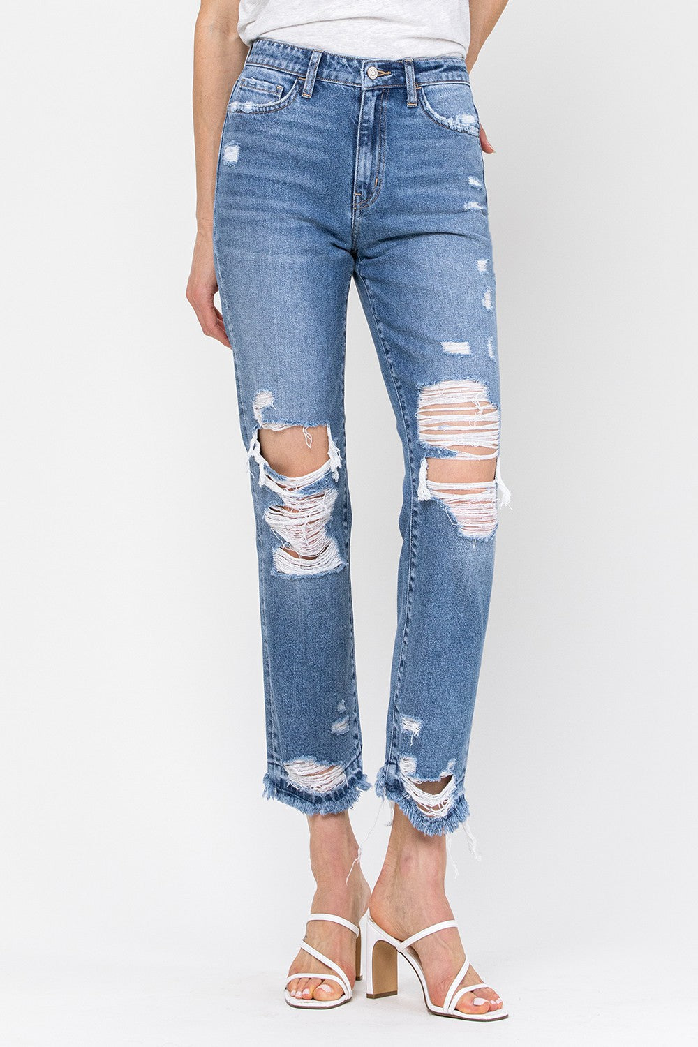 Cropped HiRise Straight with Released Hem 