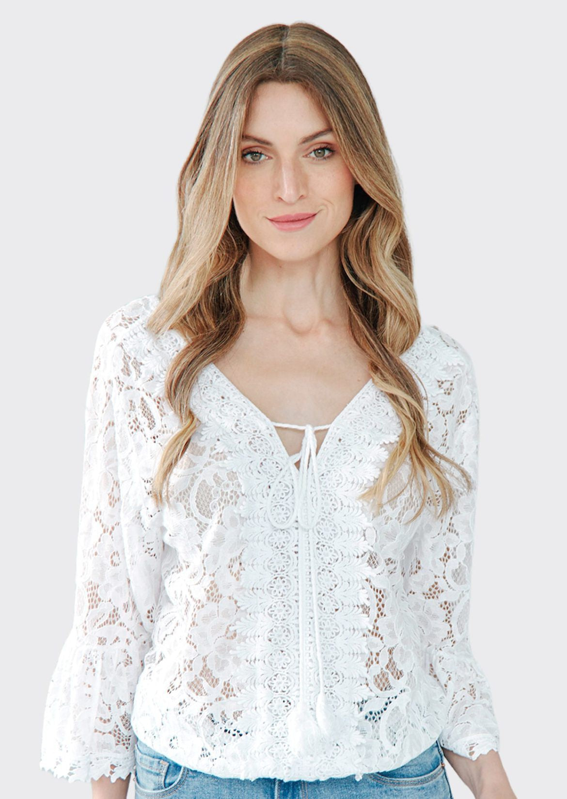 Eva Lace Top-  Black 