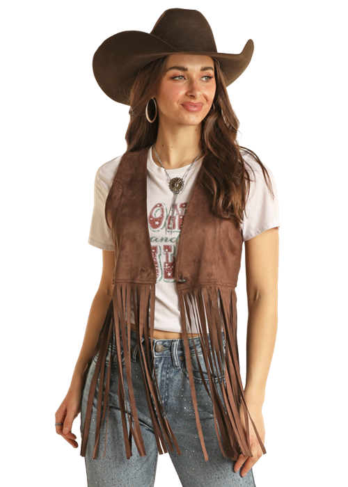 Fringe Vest- BW98T02715