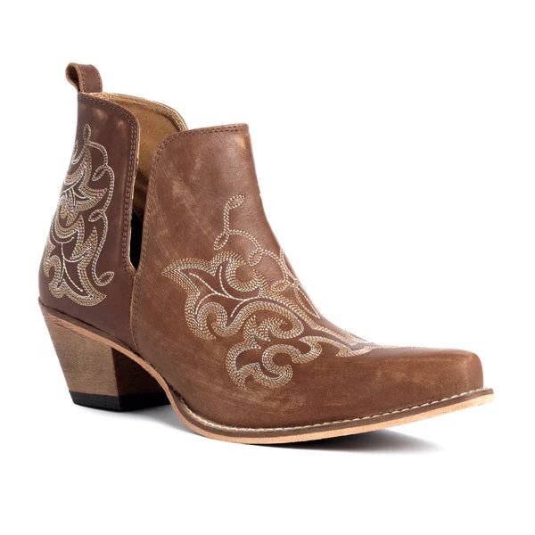 La Ponderosa Booties - Brown - S-10622