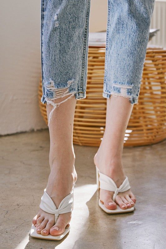 High Waisted Light Wash Mom Jeans 