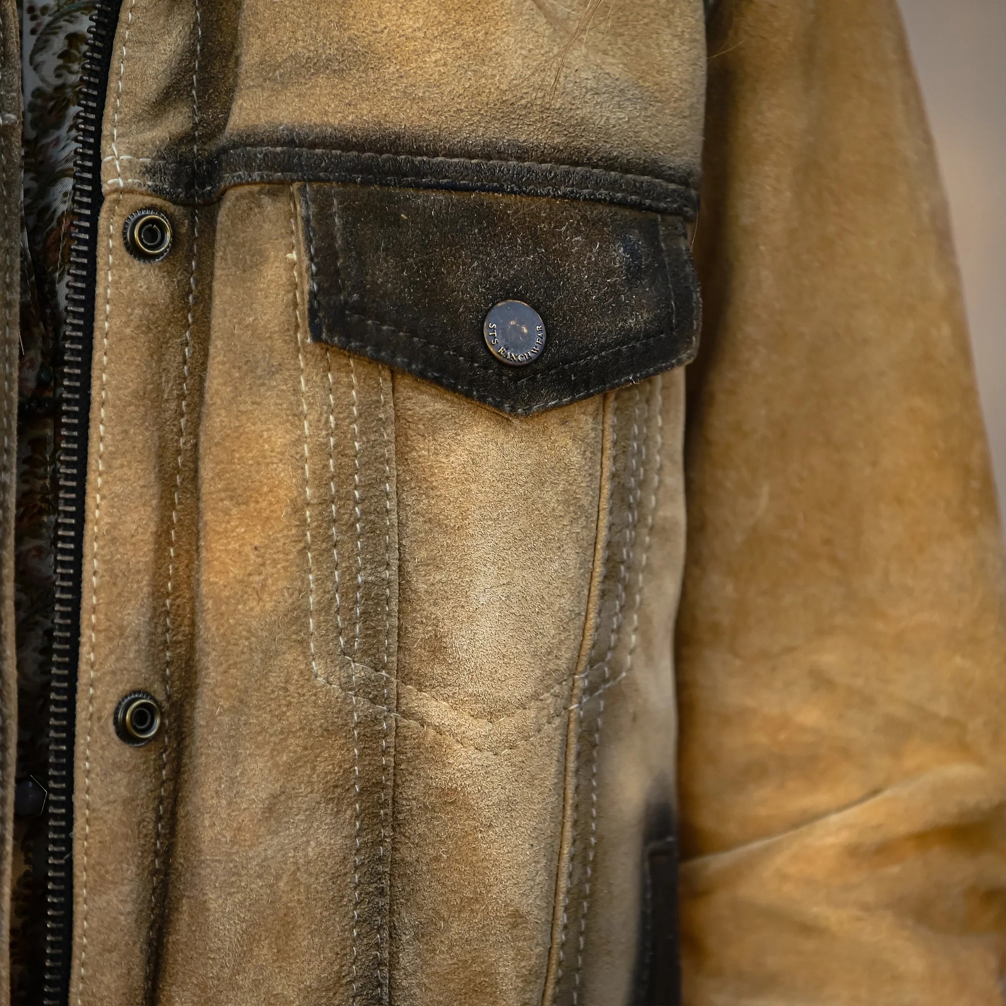 Josey Wales Genuine Suede Jacket- STS6533