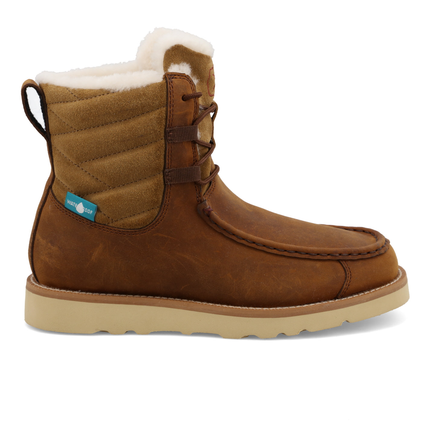 Winter Wedge Sole Boot- WCAW001- Nutmeg- 