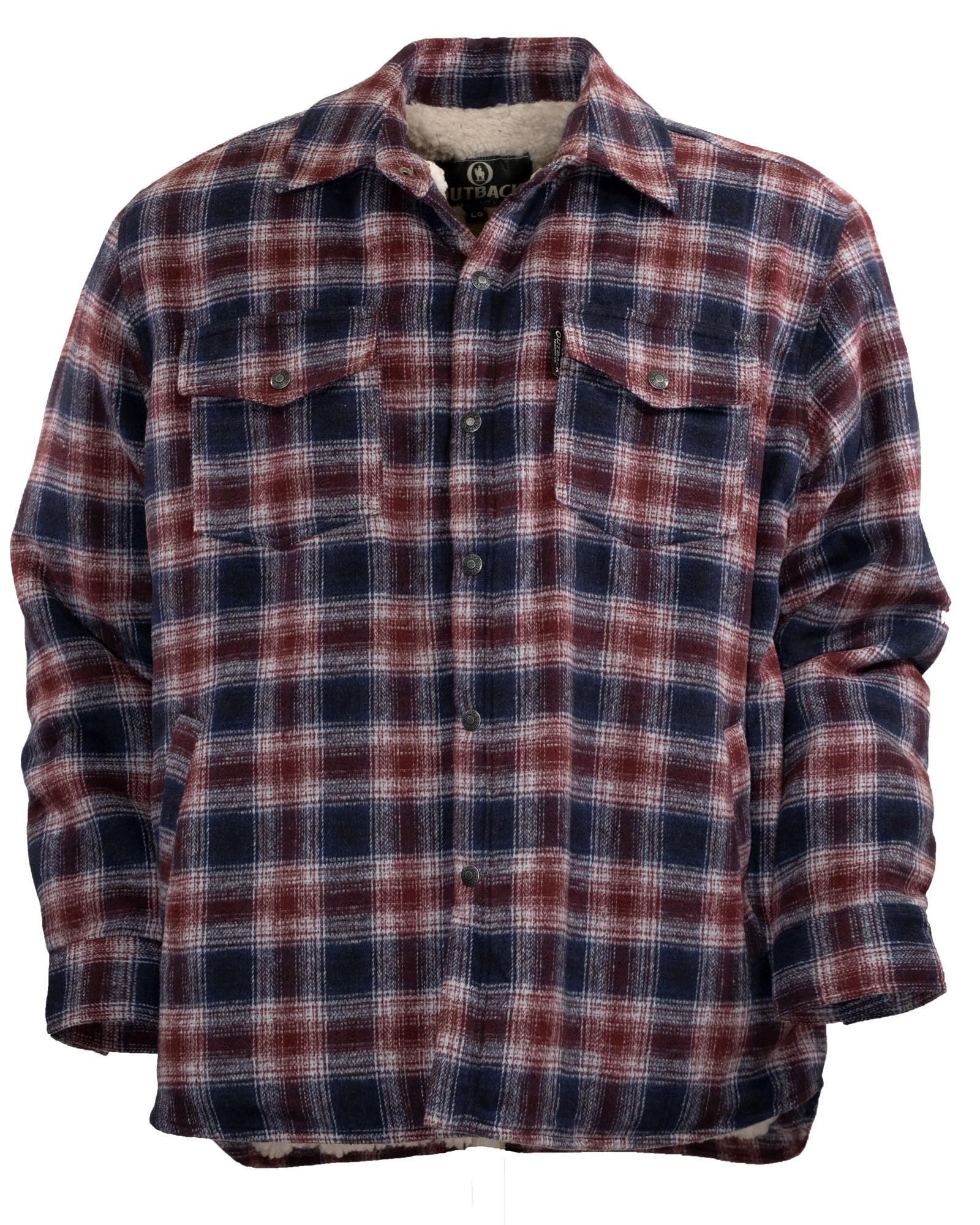 Arden Berber Lined Flannel Jacket