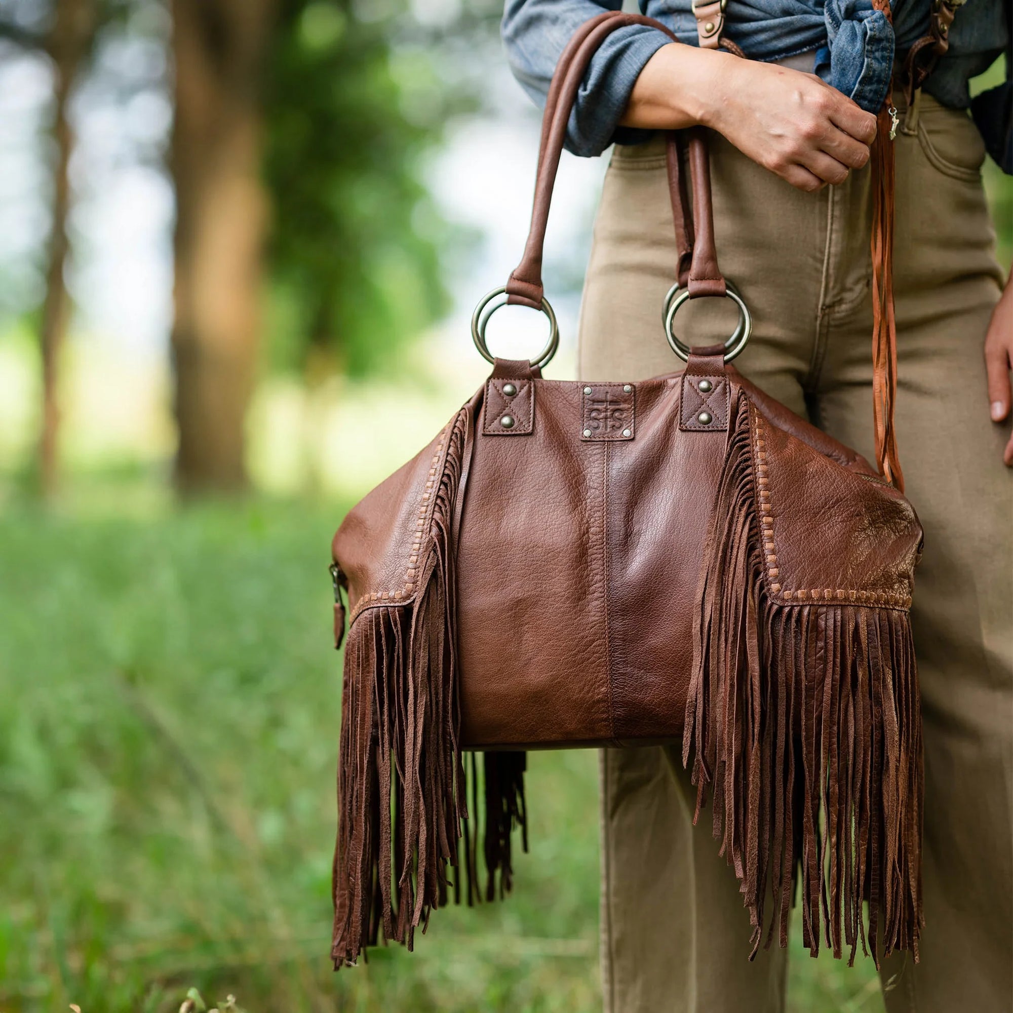 Indie Carmen Purse- Walnut