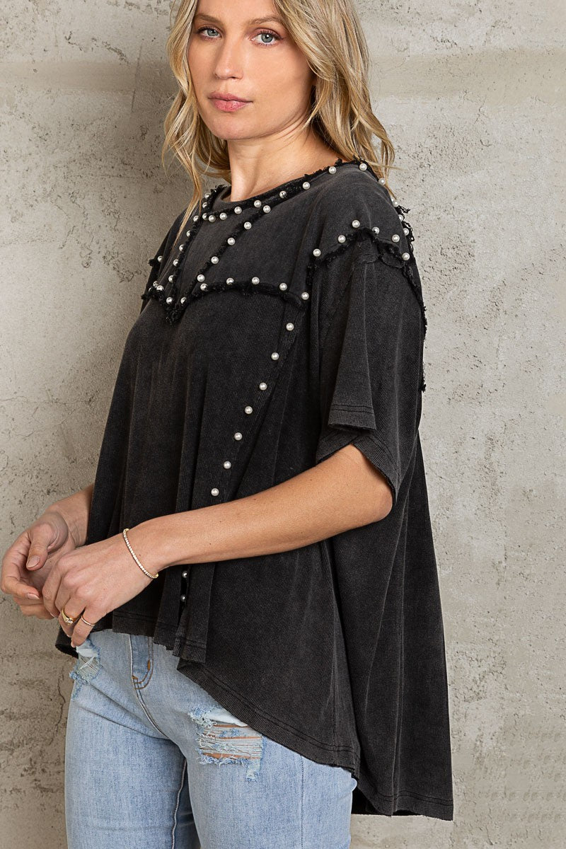 Rylee Top- FKT876- Black 