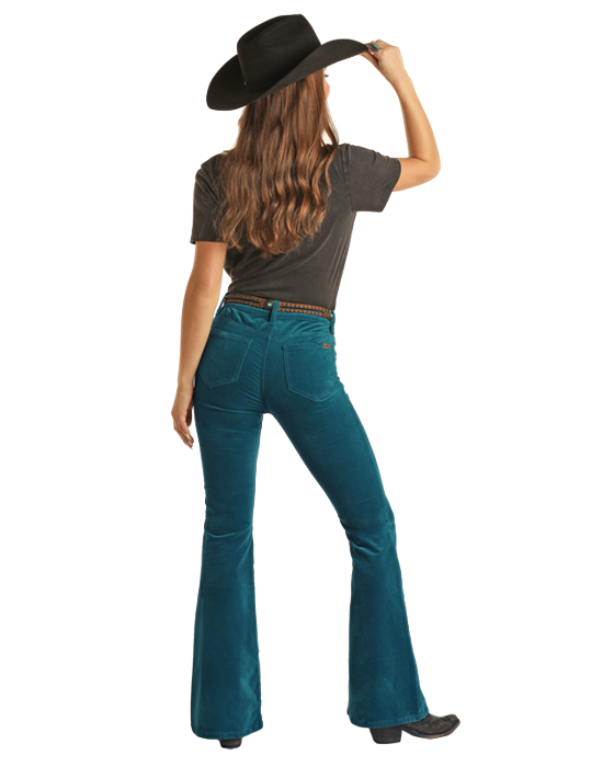 Corduroy Pants- Teal- BW6PD02240