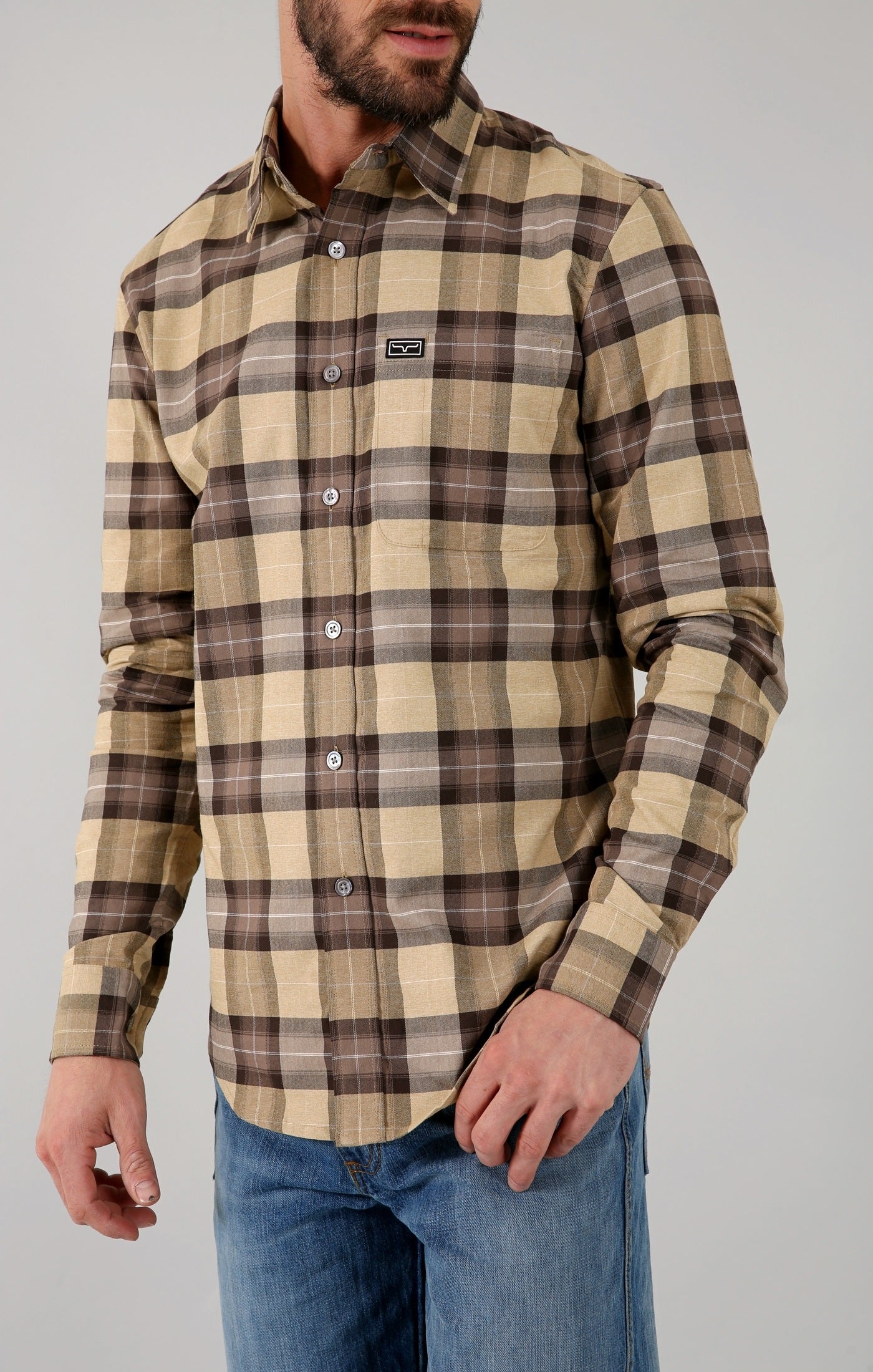Twin Peaks Flannel- Brown- 