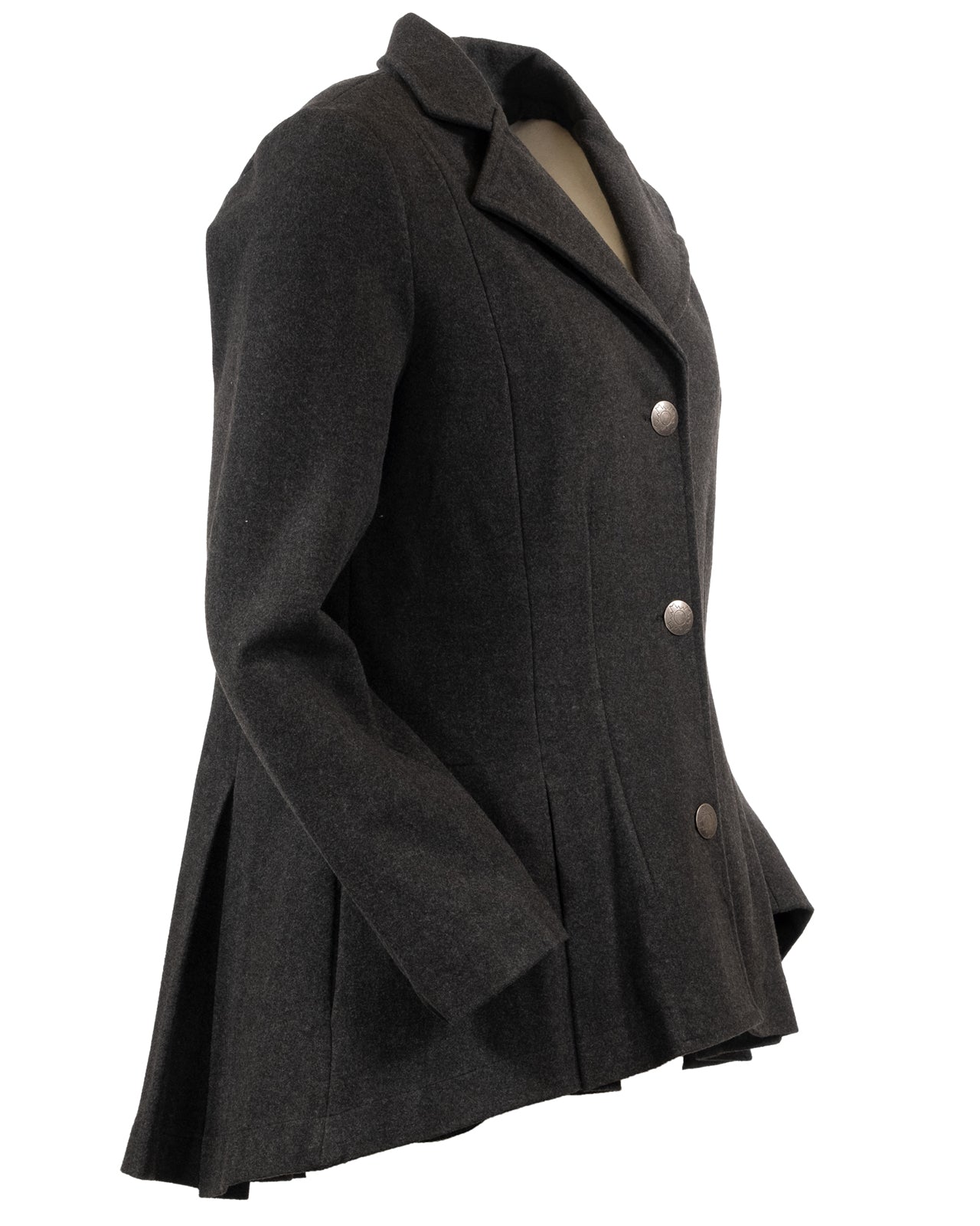 Blaire Wool Peacock- Charcoal 