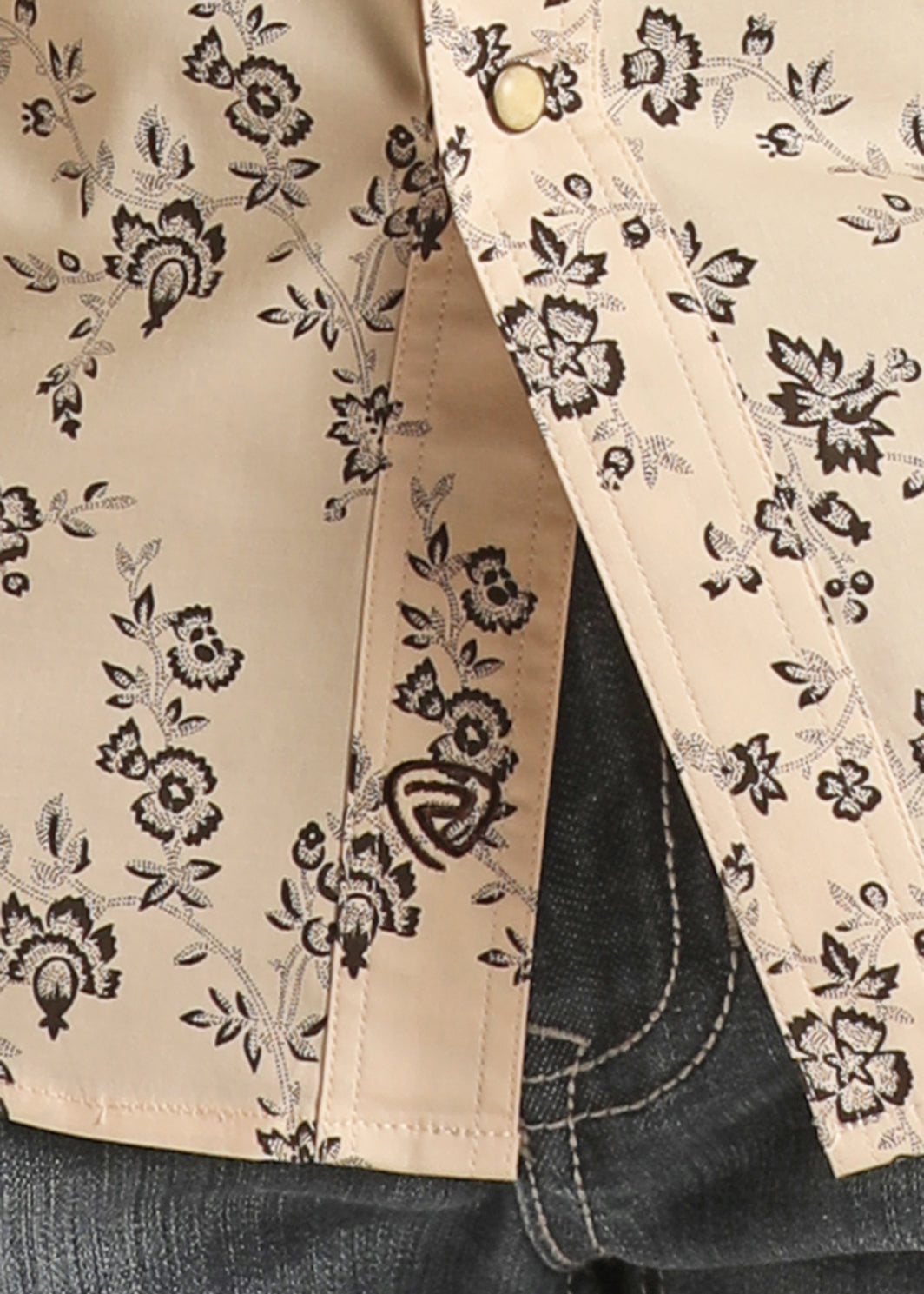 Floral Pearl Snap 