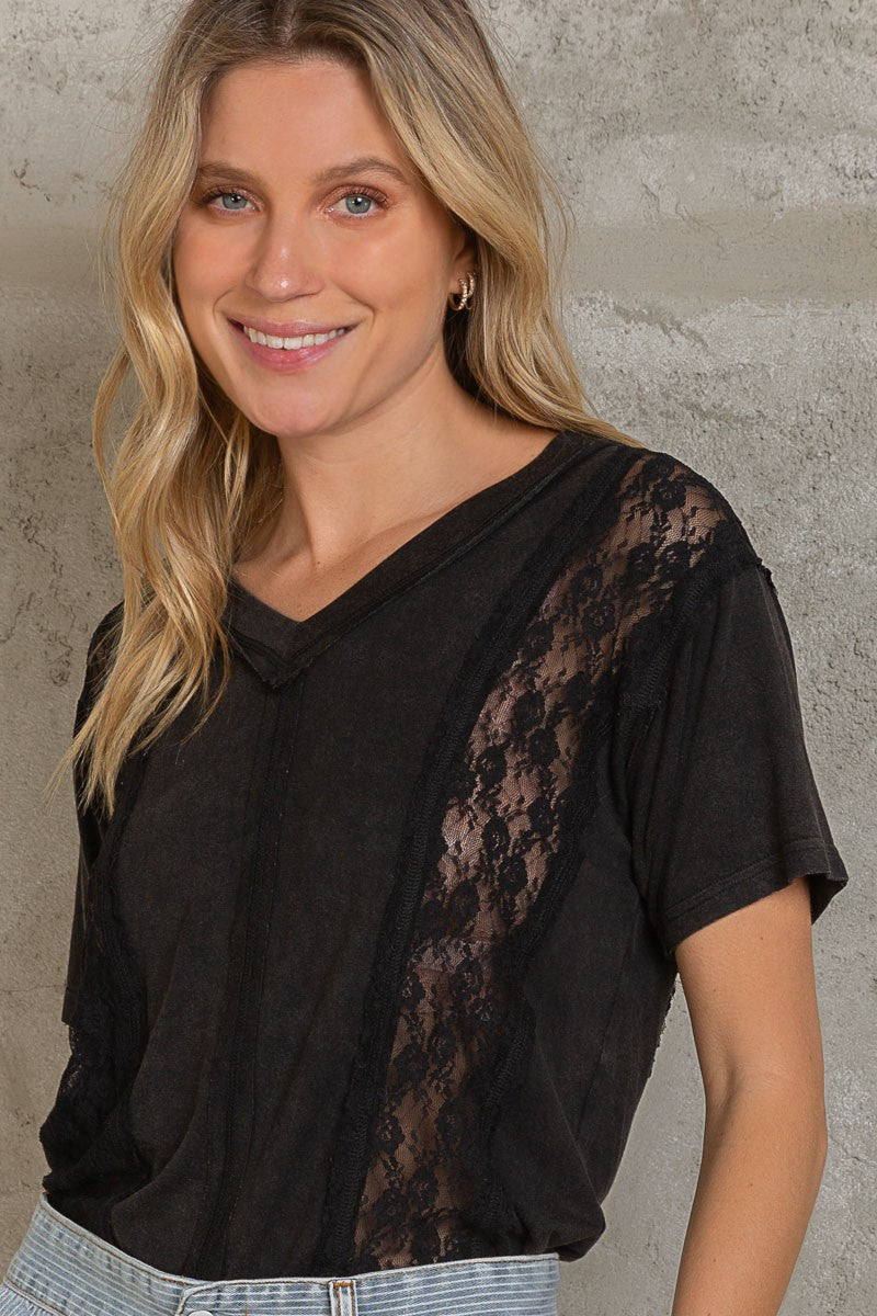 Chloe Top- YKT830 - Black 