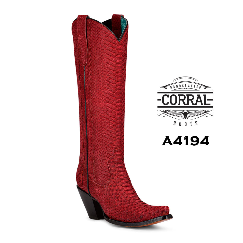 A4194- Red Python Tall 