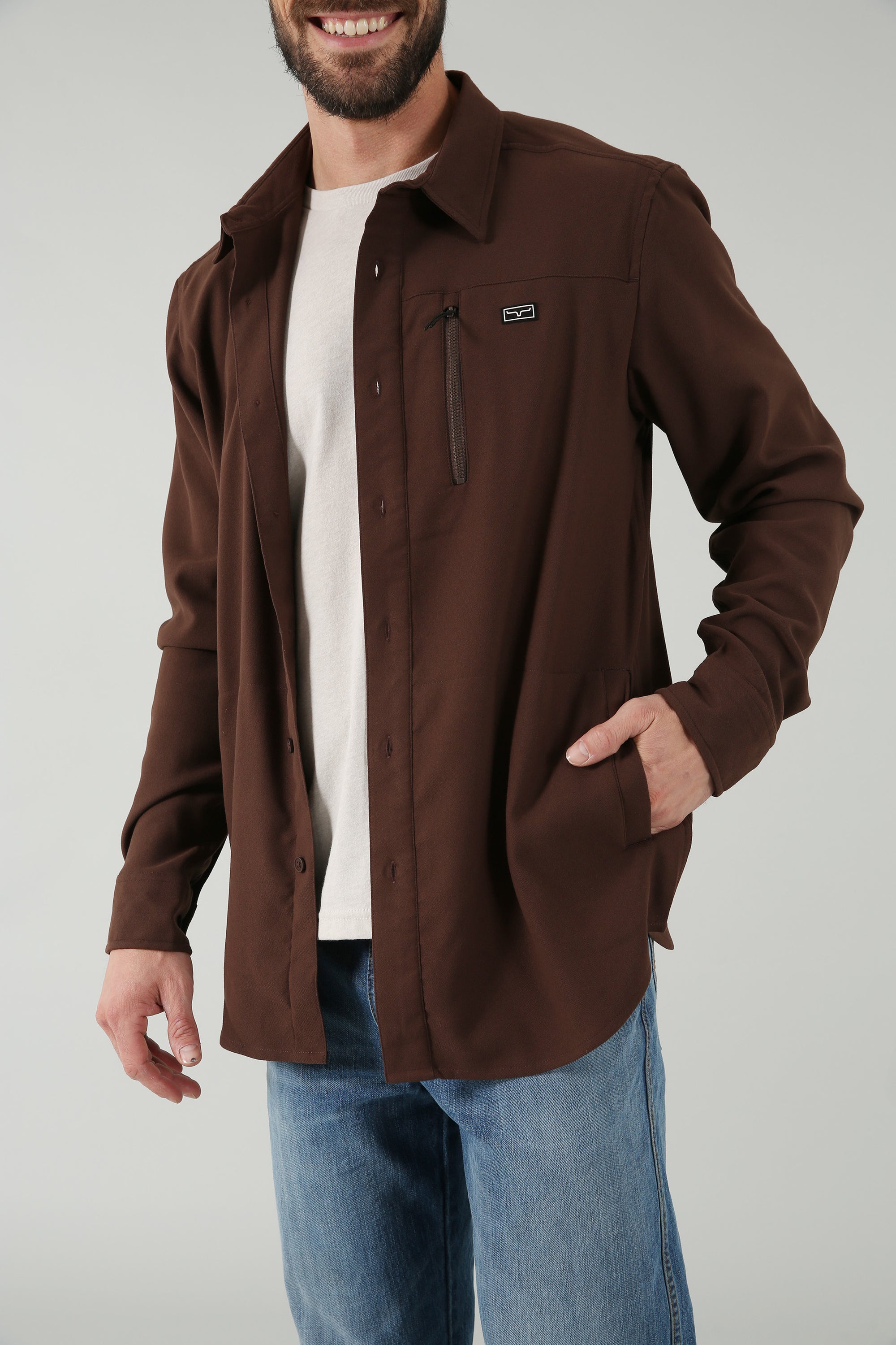 Hart Shacket- Brown- 