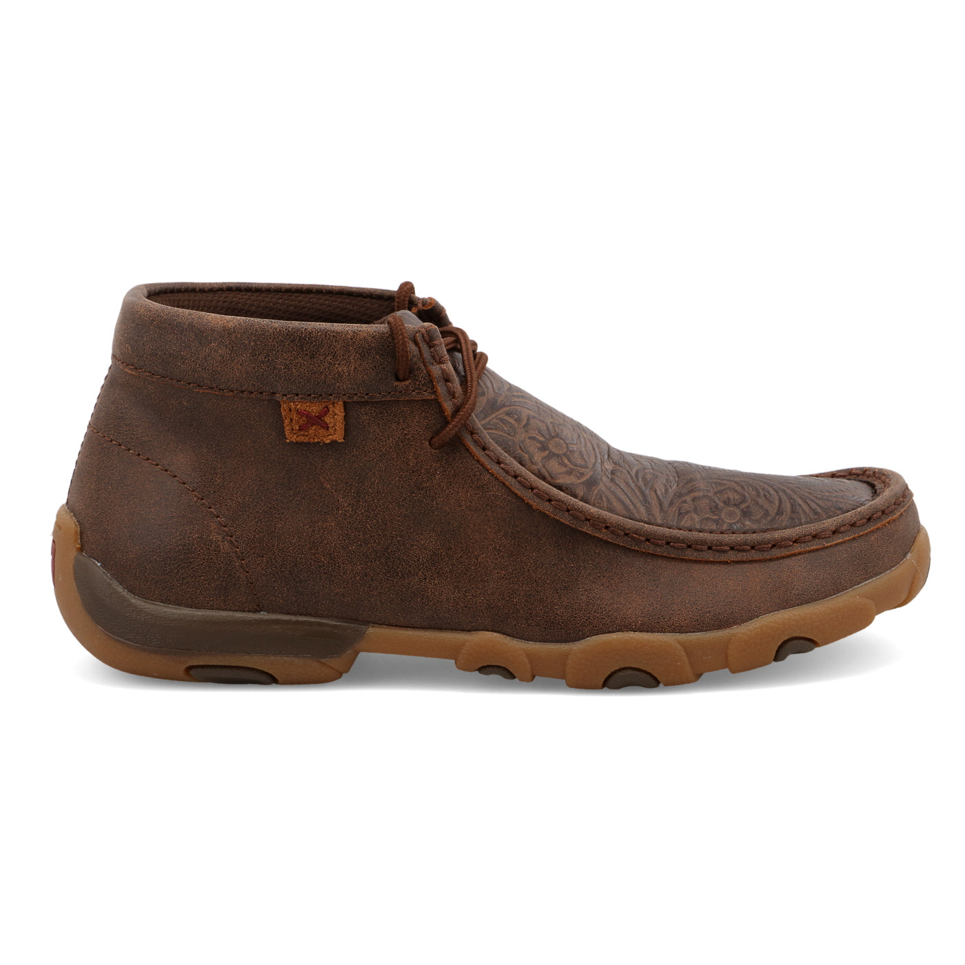 Chukka Driving Moc- BrownHandtooled- WDM0079