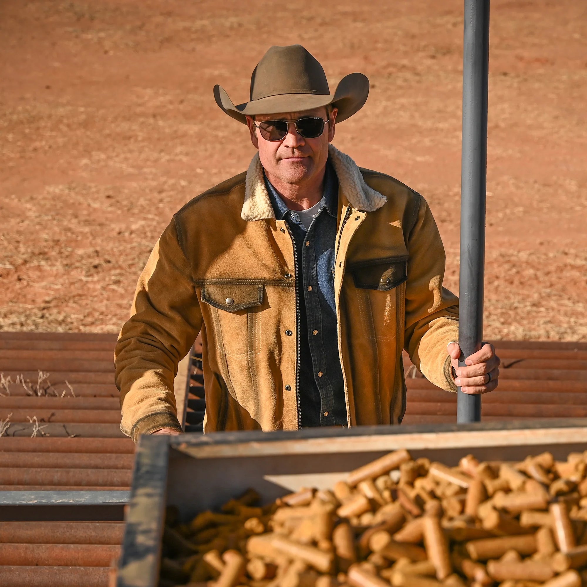 Josey Wales Genuine Suede Jacket- STS6533