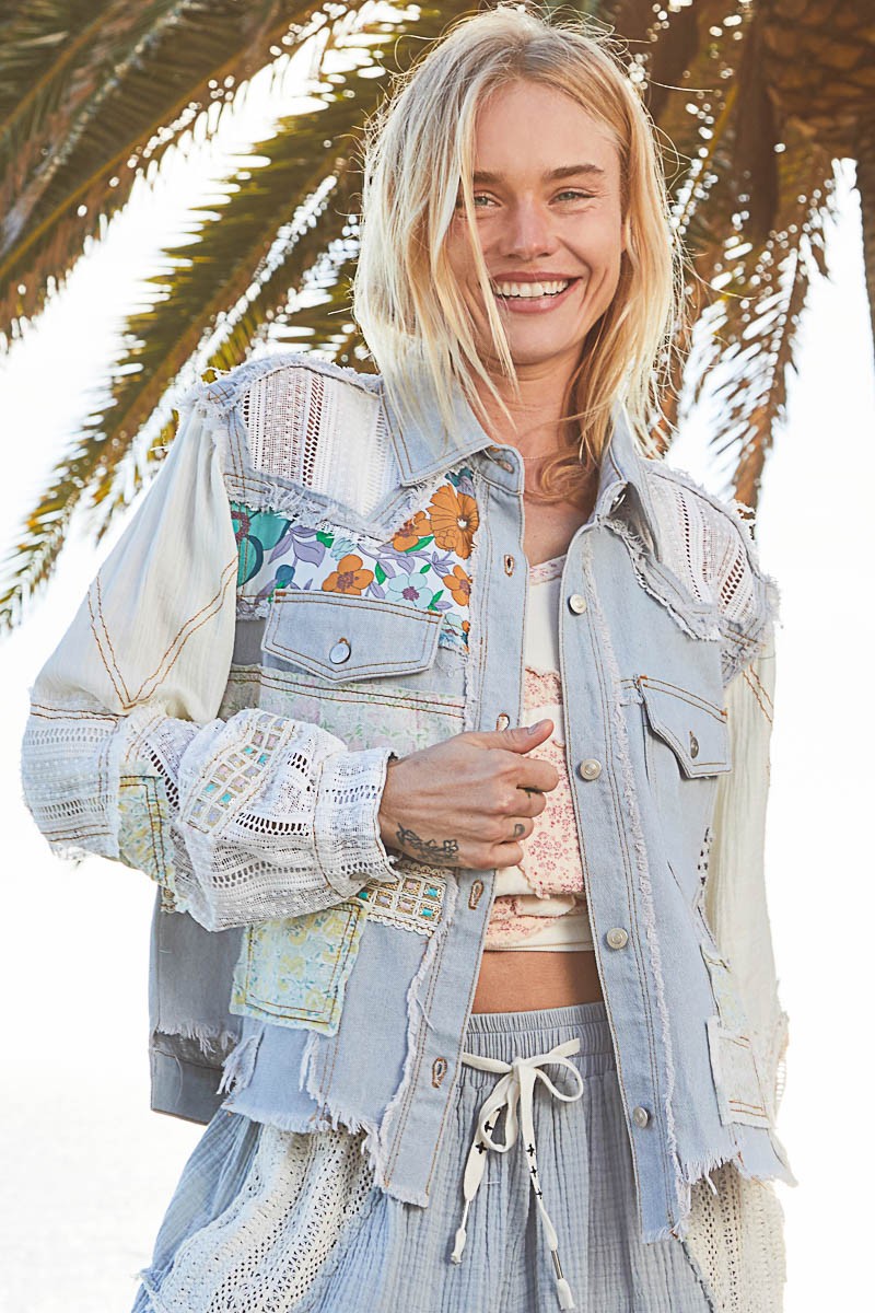 Ava Jacket- GWT170 - Light Denim 