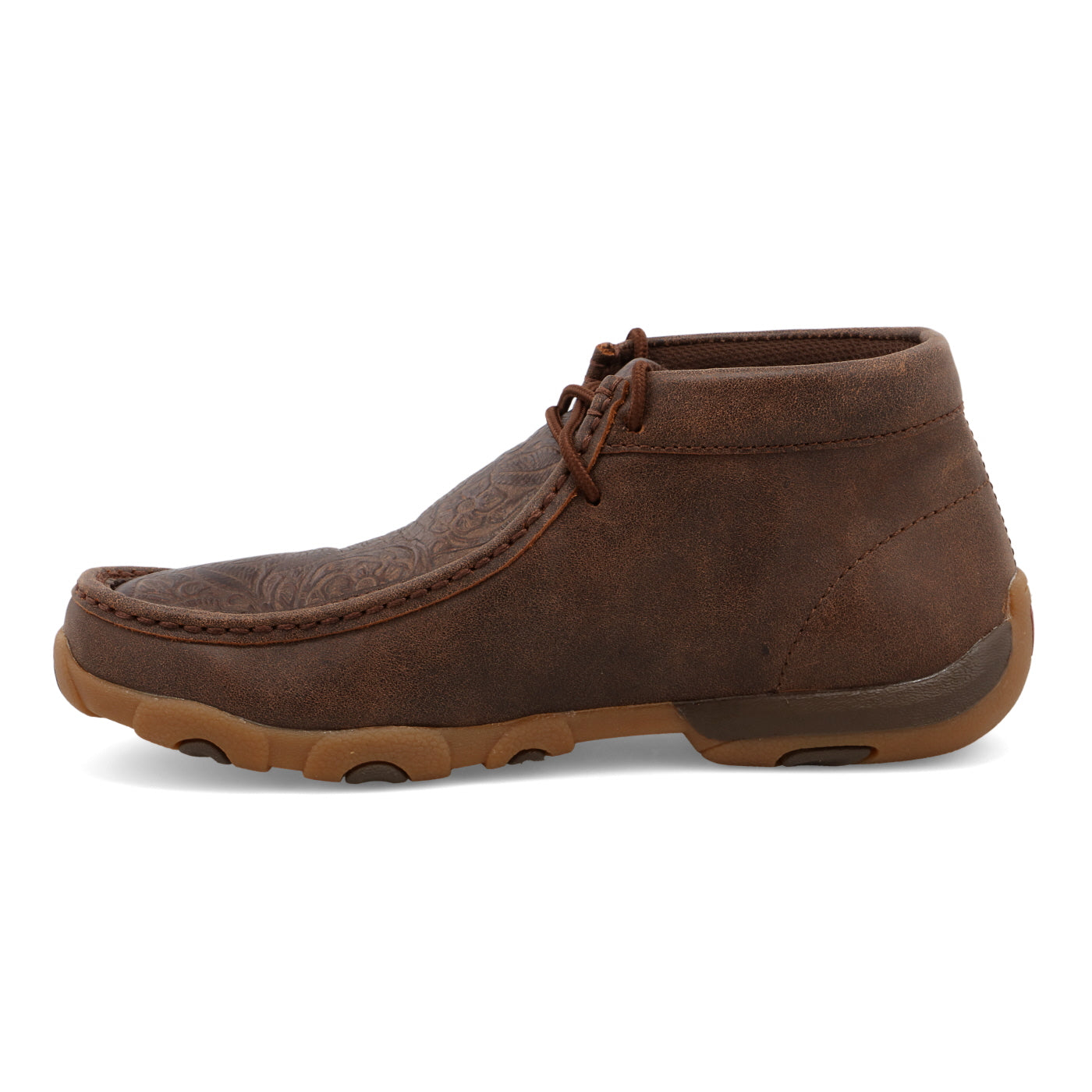 Chukka Driving Moc- BrownHandtooled- WDM0079