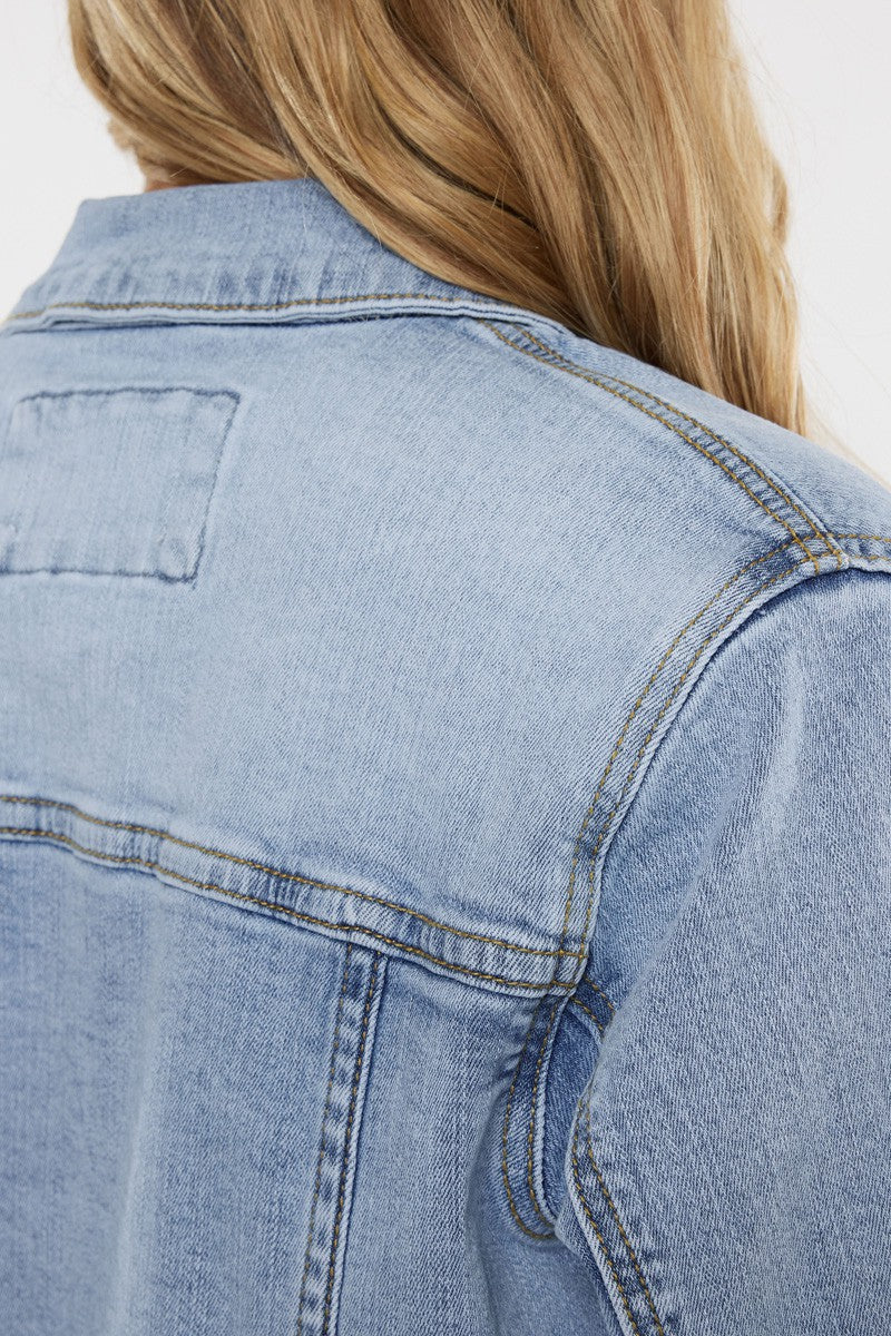 Zoey Denim Jacket - Light- 