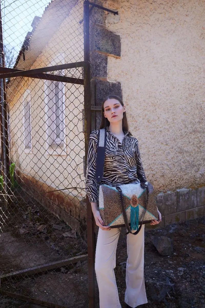 Azure Waterfall Bag- S-5195