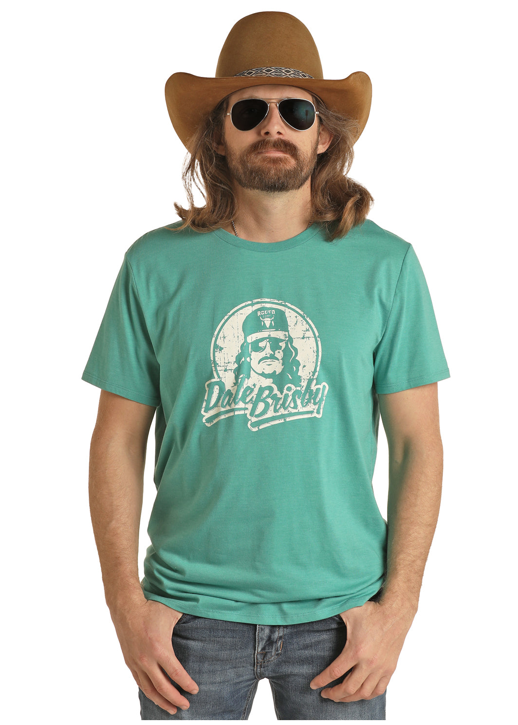 Dale Brisby Turquoise Tee 