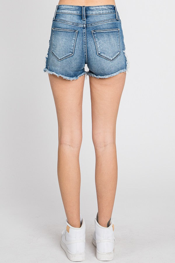MedWash Stripe Patch Shorts